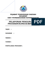 Format Pelaporan Pengurusan Program