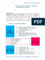 Propuesta Tecnica de Cursos en Simulacion de Procesos