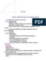 Curs III- Anatomie Si Fiziologie Umana