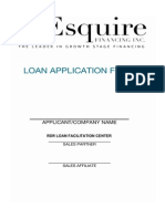 2014 Esquire Financing Inc. Application Form 