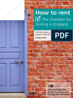 How To Rent - The Checklist For Renting in England FINAL V5 Links Update Sept 2014