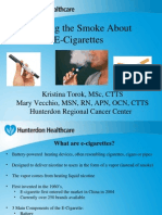 Clearing the Smoke About E-Cigarettes