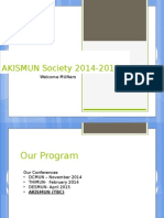 Akismun Society 2014-2015: Welcome Muners