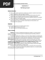 Etron061L - Experiment No. 3 - BJT Biasing Circuits