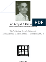 Ar. Achyut P. Kanvinde: Father of Indian Contemporary Architecture