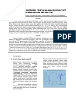 Jurnal Analisis Instrumen Penetapan Analisis Kualitatif Senyawa Organik Secara Ftir