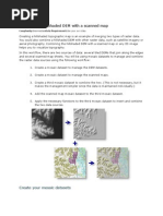 Combining A Hillshaded DEM With A Scanned Map