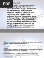 Types of Hernias with Pictures | PDF | Abdomen | Gastroenterology