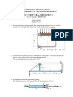 Ce 203: Structural Mechanics I: Civil & Environmental Engineering Department