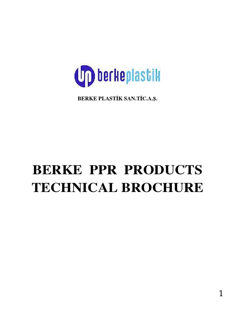 PPR Products Technical Information Download Free PDF Thermal