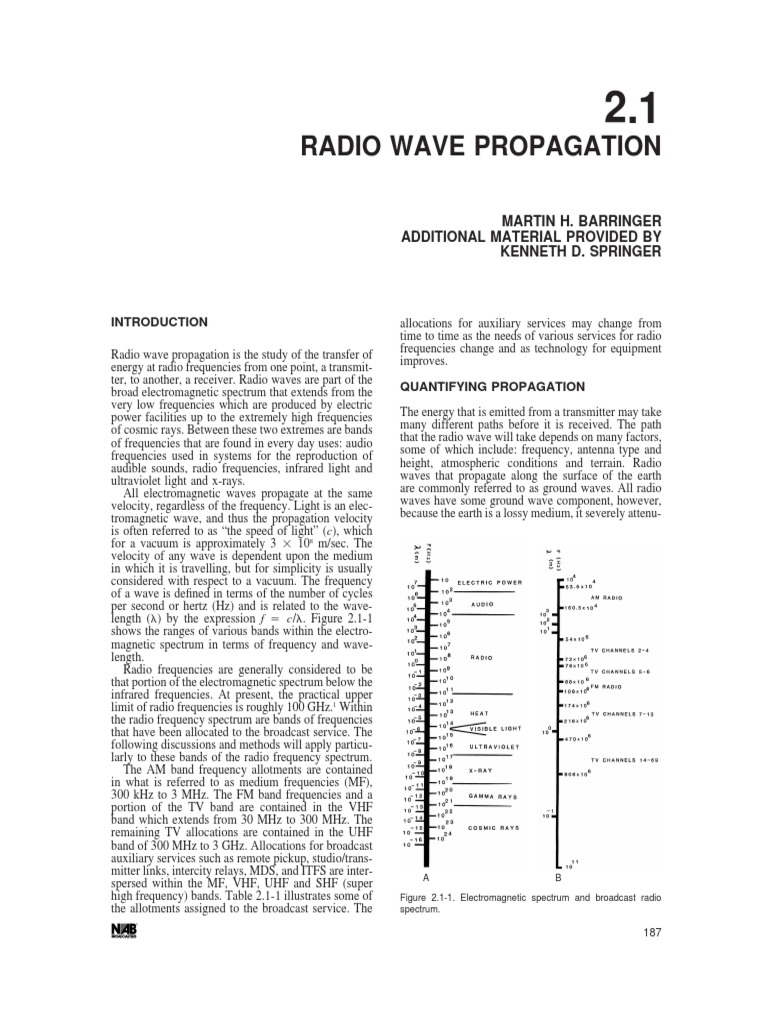 Radio Wave Propagation | PDF | Radio Propagation | Antenna (Radio)