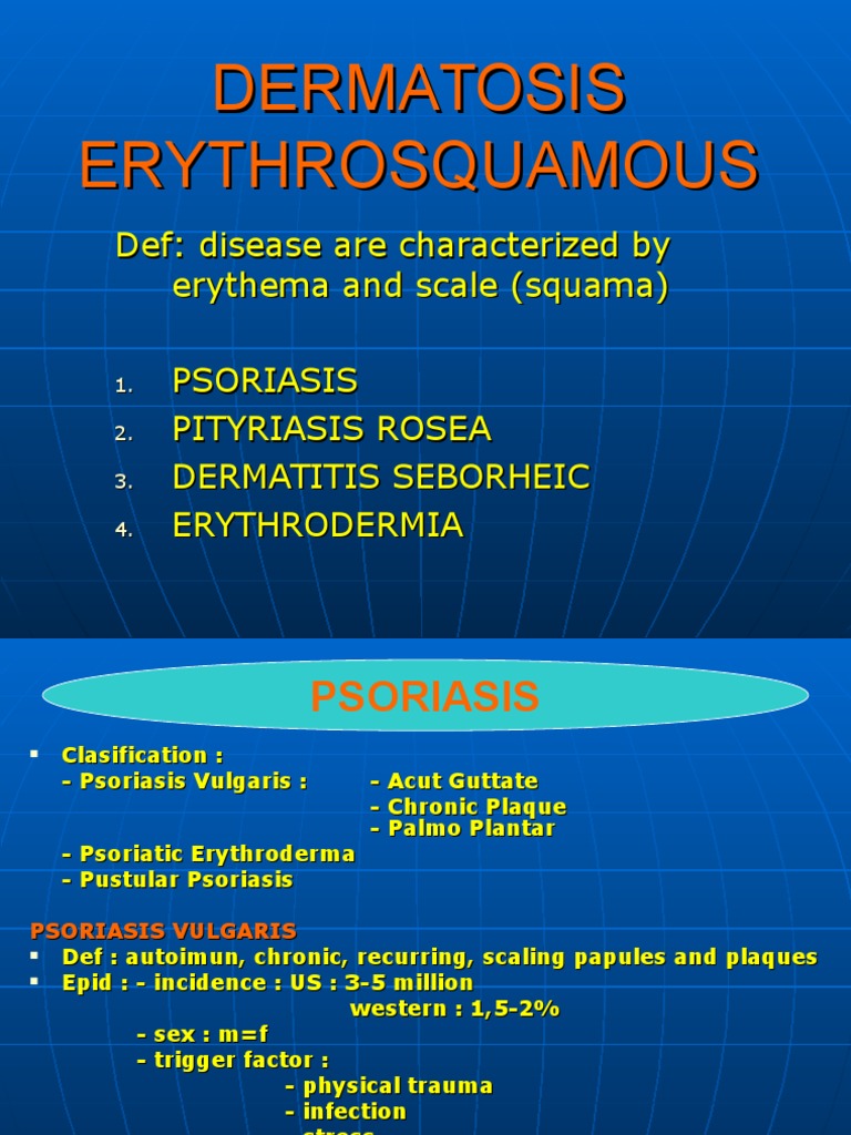 Dermatosis Erythrosquamous | PDF