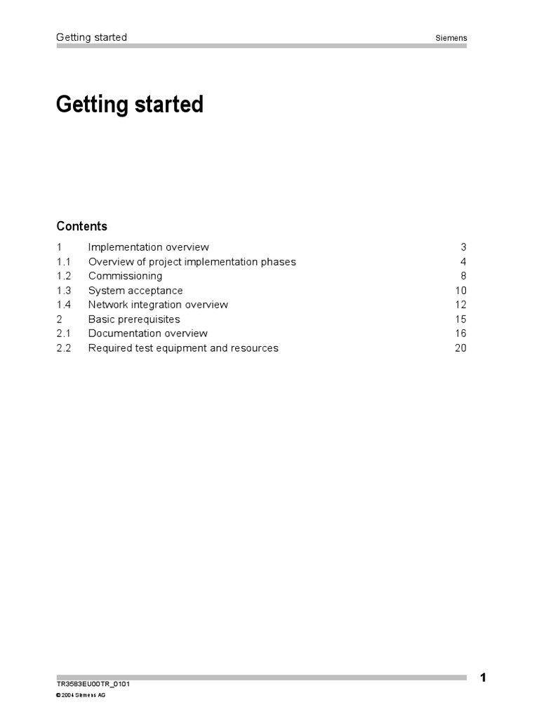 05 Tr3583eu00tr 0101 Getting Started | PDF | Documentation | Windows Xp