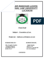Dr. Ram Manohar Lohiya National Law University Lucknow: Final Draft
