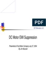 DC Motor EMI Suppression