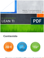 Un Acercamiento A LEAN TI