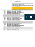 Lista Dos Candidatos para Os Testes Vocacionais Jan 2015