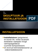 skulptuur ja installatsioon