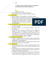 Decálogo para La Comunicación No Verbal en Procesos de Selección de Personal