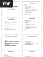 Database Language Bindings: Java (Mysql)