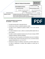 Tractor Komatsu d375a-5 05 Reforzamineto de Brazo - Formato Informe de Trabajos Trealizados (12 Enero 2015)