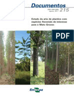 Estado Da Arte de Plantios Com Espécies Florestais de Interesse para o Mato Grosso