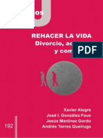 Rehacer La Vida Divorcio, Acogida y Comunión