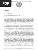 Texas v. United States - Supplemental Letter