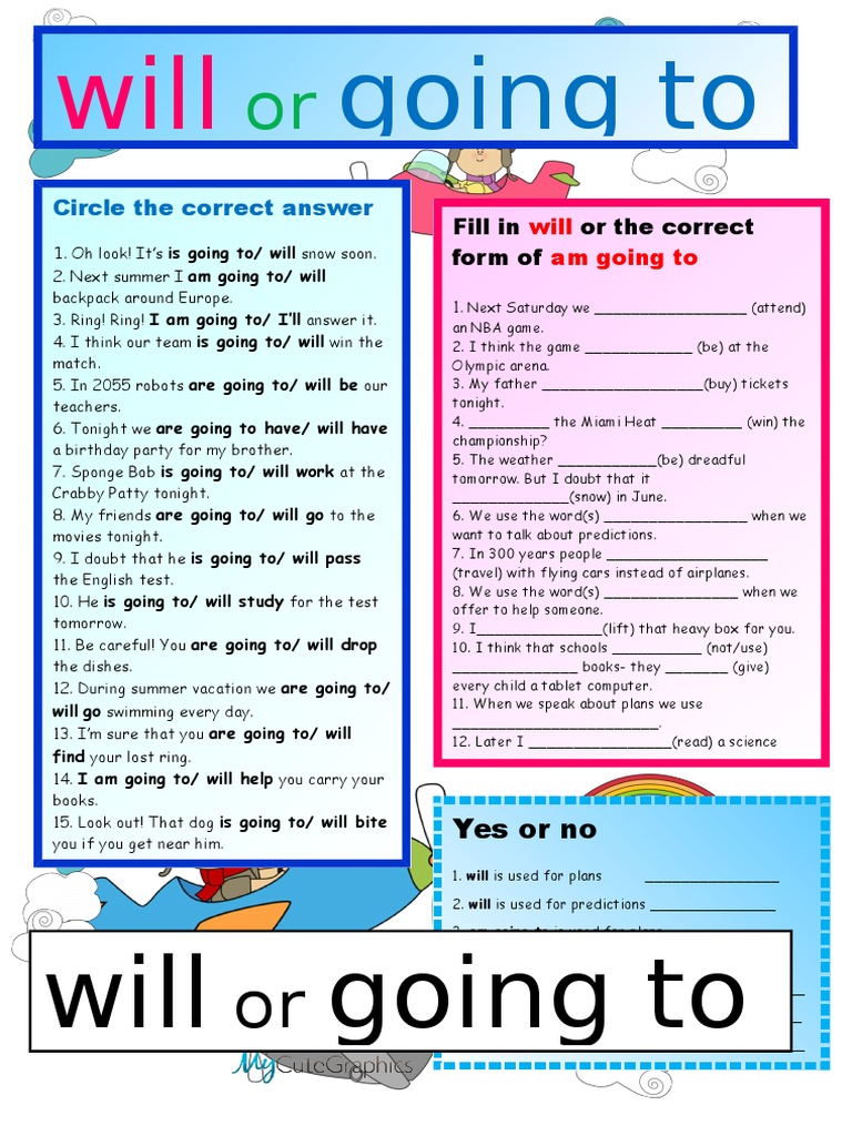 Will Or Going To E Reader