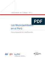 Las Municipalidades en PeruUna Propuesta de Clasificacion