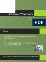 Academic Vocabulary 8 2