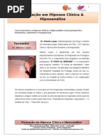 Hipnoanálise Objetivos e Formacão