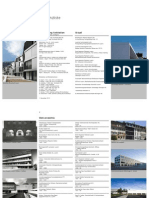 Werkverzeichnis Rigert Bisang Architekten