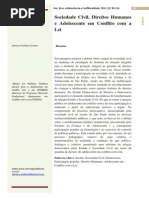 Sociedade Civil, Direitos Humanos e Adolescente em Conflito Com A Lei