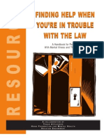 Finding Help When You'Re in Trouble With The Law - HB For Persons With Psychiatric Diagnoses