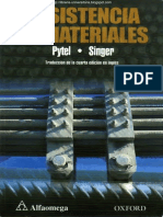 Resistencia de Materiales - 4ta Edición - Andrew Pytel & Ferdinand L. Singer (Octava Reimpresión 2008)