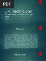 Li-Fi Technology Transmission of Data Through Light