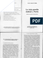 La Vieja Guardia Sindical y Peron. Sobre Los Orígenes Del Peronismo - Juan Carlos Torre - Pág. 148 A 186-1