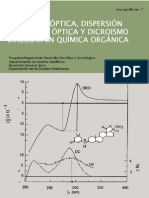 Actividad Óptica, Dispersión Rotatoria Óptica y Dicroísmo Circular en Química Orgánica