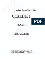CLARINETE - MÉTODO - ALLEN - Estudos Progressivos - PARTE 1 de 2