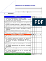 Ficha de Evaluacion Docente