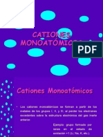 Cationes Monoatómicos