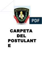 Carpeta Postulante Pnp 2015