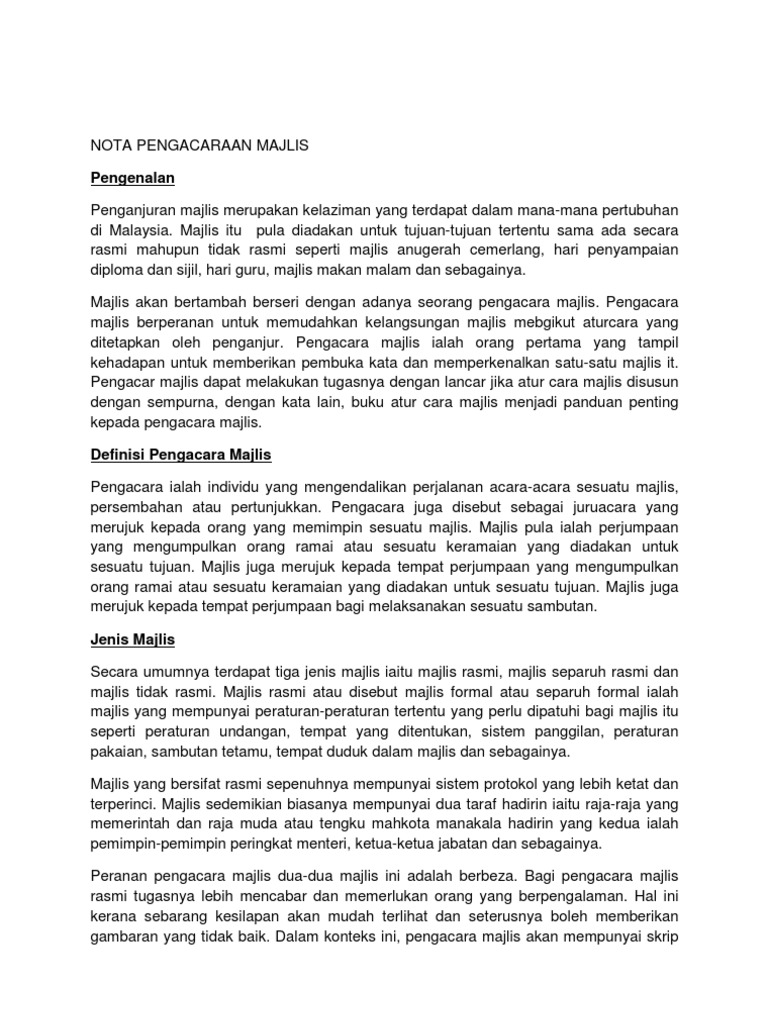 Nota Teks Pengacaraan | PDF