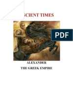 Ancient Times: Alexander The Greek Empire