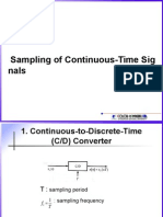 Sampling of Continuous-Time Sig Nals