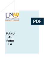 Manual para Actividades