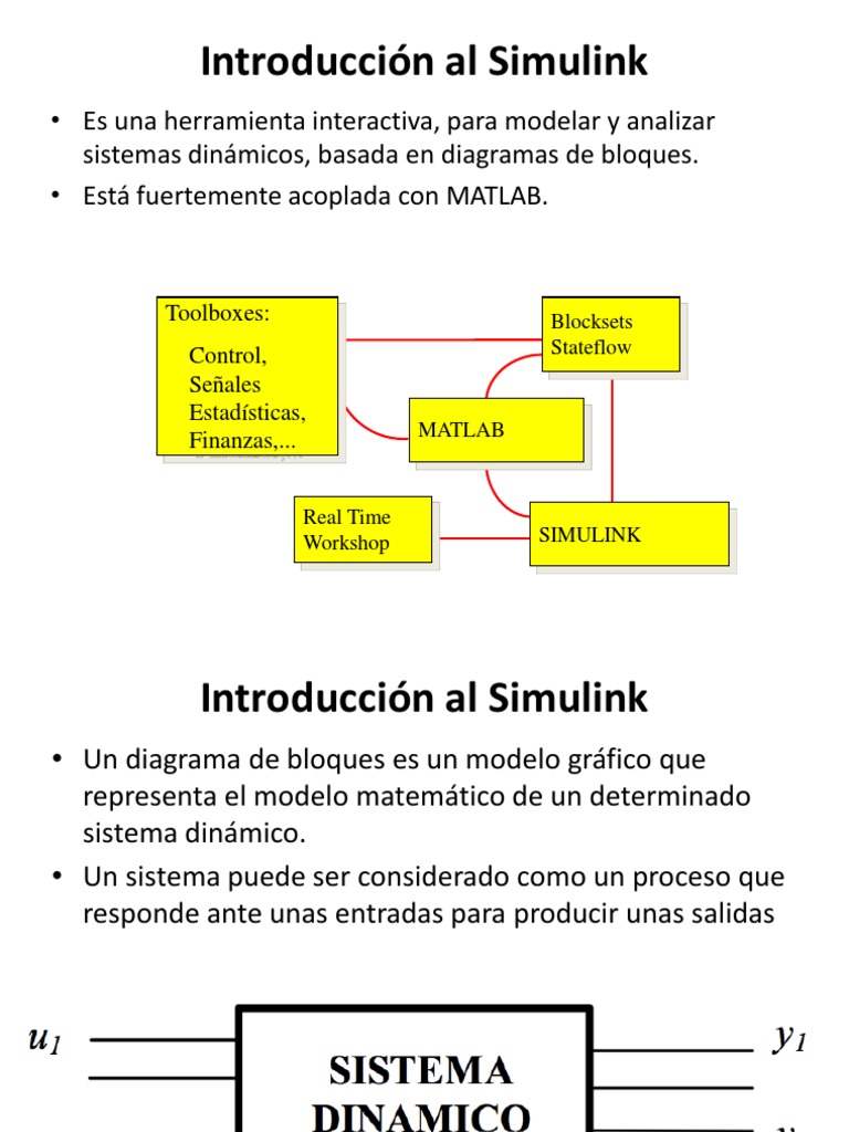 Introducción al Simulink Matlab Modelado científico