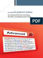 Global Patent Index: An Advanced Tool For Searching The EPO's Worldwide Patent Data