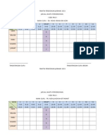 JADUAL PERSENDIRIAN